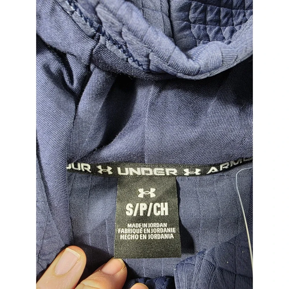 NWT Under Armour Unstoppable Tech Fleece Grid Full‎ Zip Hoodie Jacket Mens Small